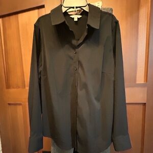 3/$15 Time and Tru Black Button Down Shirt